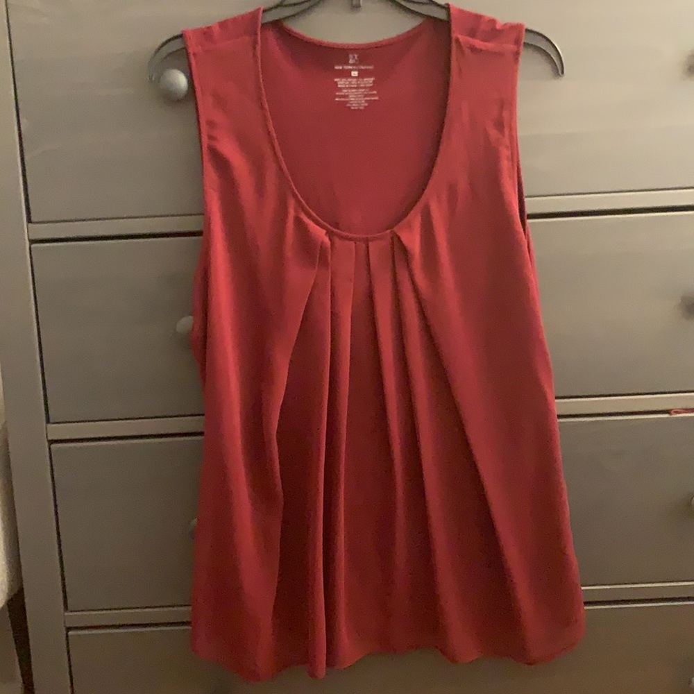 New York & Company Sleeveless Blouse Size XL